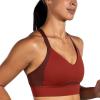 imageBrooks Womens Interlace Sports Bra for High Impact Running Workouts ampamp Sports with Maximum SupportCopperRun Raisin