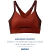 imageBrooks Womens Interlace Sports Bra for High Impact Running Workouts ampamp Sports with Maximum SupportCopperRun Raisin
