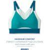 imageBrooks Womens Interlace Sports Bra for High Impact Running Workouts ampamp Sports with Maximum SupportNile GreenLagoonLight Mint