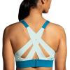 imageBrooks Womens Interlace Sports Bra for High Impact Running Workouts ampamp Sports with Maximum SupportNile GreenLagoonLight Mint