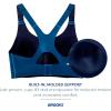 imageBrooks Womens Racerback 20 Sports Bra for High Impact Running Workouts ampamp Sports with Maximum SupportBlue AshNavy