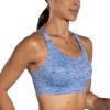 imageBrooks Womens Racerback 20 Sports Bra for High Impact Running Workouts ampamp Sports with Maximum SupportBlue Lavender Terrain Print