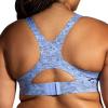 imageBrooks Womens Racerback 20 Sports Bra for High Impact Running Workouts ampamp Sports with Maximum SupportBlue Lavender Terrain Print