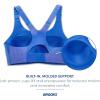 imageBrooks Womens Racerback 20 Sports Bra for High Impact Running Workouts ampamp Sports with Maximum SupportBluetiful Altitude Print