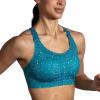 imageBrooks Womens Racerback 20 Sports Bra for High Impact Running Workouts ampamp Sports with Maximum SupportLagoon Speckle Print