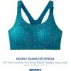 imageBrooks Womens Racerback 20 Sports Bra for High Impact Running Workouts ampamp Sports with Maximum SupportLagoon Speckle Print