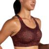 imageBrooks Womens Racerback 20 Sports Bra for High Impact Running Workouts ampamp Sports with Maximum SupportRr Glitch PrintCopper