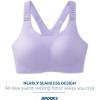 imageBrooks Womens Racerback 20 Sports Bra for High Impact Running Workouts ampamp Sports with Maximum SupportViolet Dash