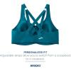 imageBrooks Womens Underwire Sports Bra for High Impact Running Workouts ampamp Sports with Maximum SupportLagoon