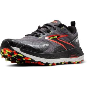 imageBrooks Mens Cascadia 18 GTX Waterproof Mountain Trail Running ShoeBlackened PearlBlackTomato