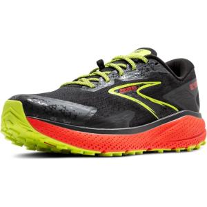 imageBrooks Mens Divide 5 Trail Running ShoeBlackCherryLime