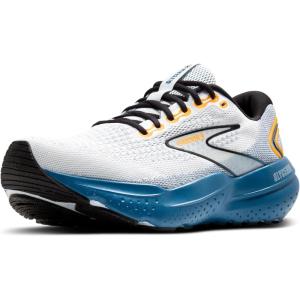 imageBrooks Mens Glycerin 21 Neutral Running ShoeWhiteSapphireOrange