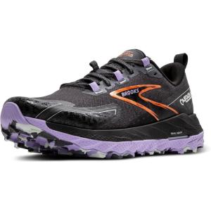 imageBrooks Womens Cascadia 18 Mountain Trail Running ShoeEbonySweet LavenderCopper