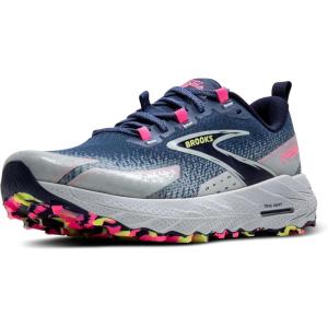 imageBrooks Womens Cascadia 18 Mountain Trail Running ShoeOceanaPearl BluePink