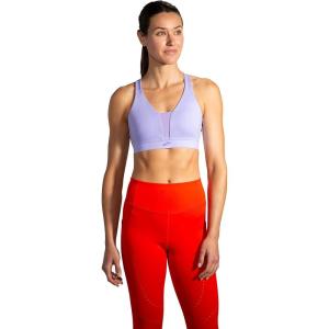 imageBrooks Womens Plunge Sports Bra for Running Workouts ampamp SportsViolet Dash