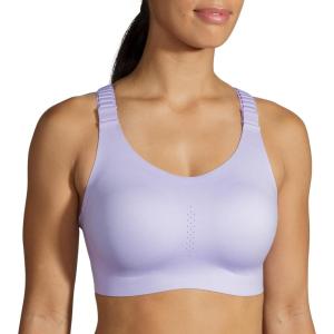 imageBrooks Womens Racerback 20 Sports Bra for High Impact Running Workouts ampamp Sports with Maximum SupportViolet Dash