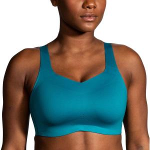 imageBrooks Womens Underwire Sports Bra for High Impact Running Workouts ampamp Sports with Maximum SupportLagoon