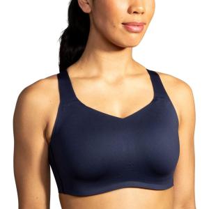imageBrooks Womens Underwire Sports Bra for High Impact Running Workouts ampamp Sports with Maximum SupportNavy