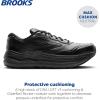 imageBrooks Mens Ghost Max 2 Neutral Running ampamp Walking ShoeBlackBlack  Leather