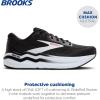 imageBrooks Mens Ghost Max 2 Neutral Running ampamp Walking ShoeBlackWhiteFiery Red