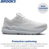 imageBrooks Mens Ghost Max 2 Neutral Running ampamp Walking ShoeBright WhiteBright White
