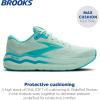 imageBrooks Mens Ghost Max 2 Neutral Running ampamp Walking ShoeHoneydewBlueWhite