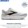 imageBrooks Mens Ghost Max 2 Neutral Running ampamp Walking ShoeWhitePelicanOyster