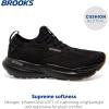 imageBrooks Mens Glycerin Stealthfit 21 Neutral Running ShoeBlackCreamBiscuit