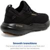 imageBrooks Mens Glycerin Stealthfit 21 Neutral Running ShoeBlackCreamBiscuit
