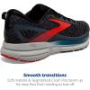 imageBrooks Mens Trace 3 Neutral Running ShoeBlackened PearlRedBlue