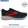 imageBrooks Mens Trace 3 Neutral Running ShoeBlackened PearlRedBlue