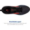imageBrooks Mens Trace 3 Neutral Running ShoeBlackened PearlRedBlue