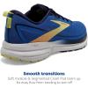 imageBrooks Mens Trace 3 Neutral Running ShoeBluePeacoatYellow