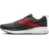 imageBrooks Mens Trace 3 Neutral Running ShoeEbonyFiery RedWhite