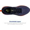 imageBrooks Mens Trace 3 Neutral Running ShoeIrisRed OrangeSulphur