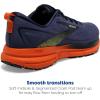 imageBrooks Mens Trace 3 Neutral Running ShoeIrisRed OrangeSulphur