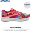 imageBrooks Mens Trace 3 Neutral Running ShoePinkBlueYellow