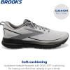imageBrooks Mens Trace 3 Neutral Running ShoeWhiteAlloyEbony