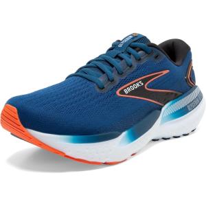 imageBrooks Mens Glycerin GTS 21 Supportive Running ShoeBlue OpalBlackNasturtium