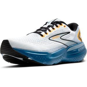 imageBrooks Mens Glycerin GTS 21 Supportive Running ShoeWhiteSapphireOrange
