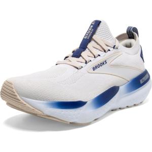 imageBrooks Mens Glycerin Stealthfit 21 Neutral Running ShoeWhiteMarshmallowBlue