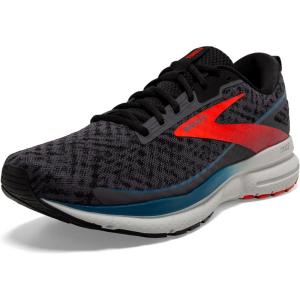 imageBrooks Mens Trace 3 Neutral Running ShoeBlackened PearlRedBlue
