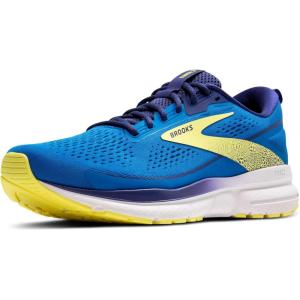 imageBrooks Mens Trace 3 Neutral Running ShoeElectric BlueNavyLemon