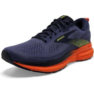 imageBrooks Mens Trace 3 Neutral Running ShoeIrisRed OrangeSulphur