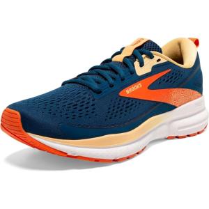 imageBrooks Womens Trace 3 Neutral Running ShoeBlueNasturtiumSunburst