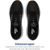 imageBrooks Mens Ghost 16 Neutral Running ShoeBlackBlackened PearlWhite