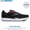 imageBrooks Mens Ghost 16 Neutral Running ShoeBlackEbonyBurnt Sienna