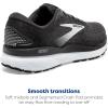 imageBrooks Mens Ghost 16 Neutral Running ShoeBlackGreyWhite