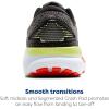 imageBrooks Mens Ghost 16 Neutral Running ShoeBlackMandarin RedGreen