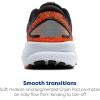 imageBrooks Mens Ghost 16 Neutral Running ShoeBlackOrangeWhite